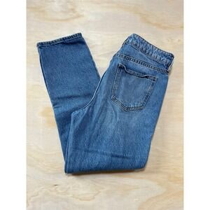 PacSun Mom Jeans Womens 28 Medium Wash High Rise Tapered Leg Denim Blue